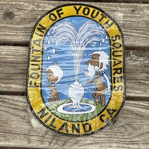 Fountain of Youth Jacket Patch Embroidered Sew On Garden of Eden Swingers Ranch